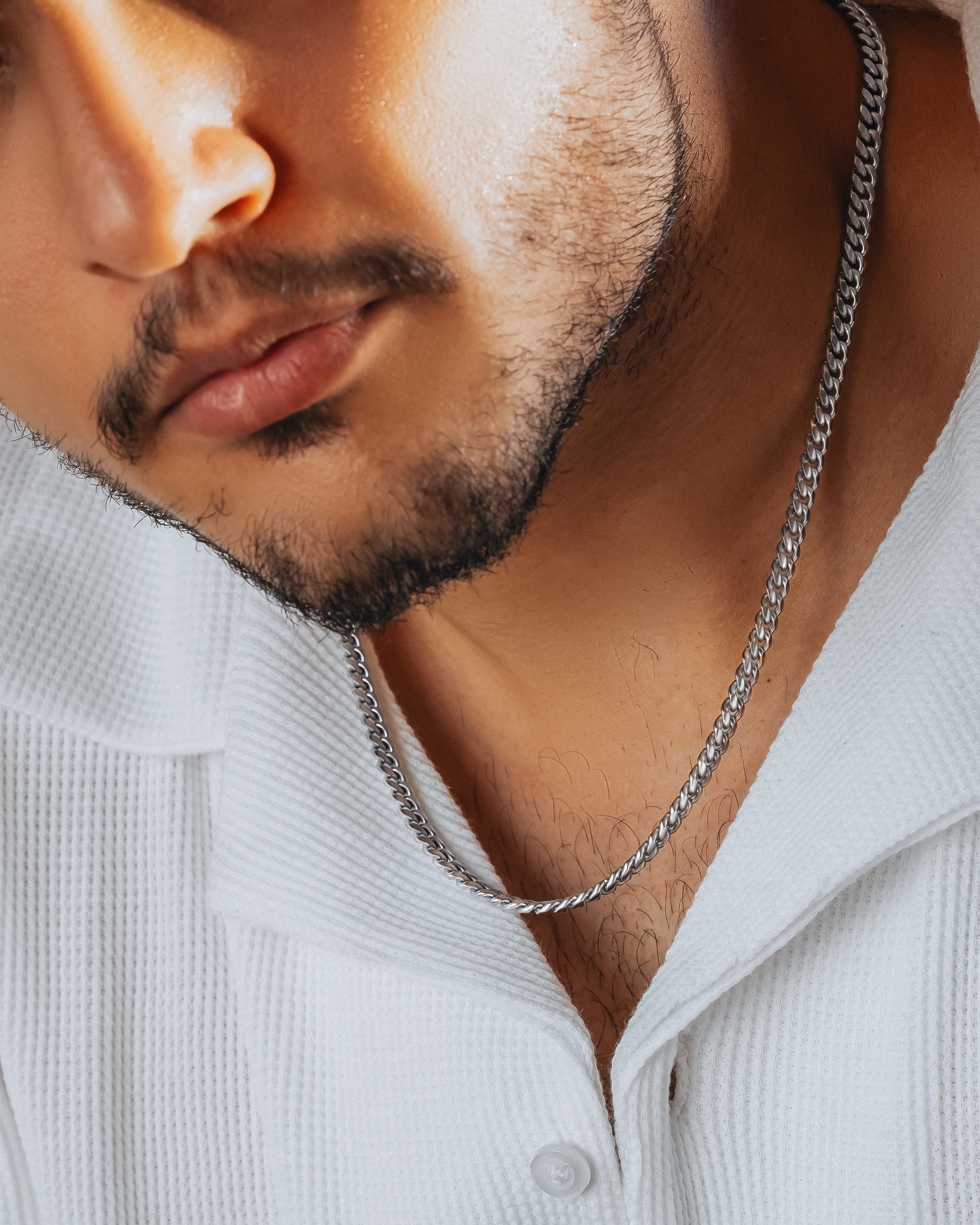 Silver Cuban Link Chain (3.5mm) RTZN