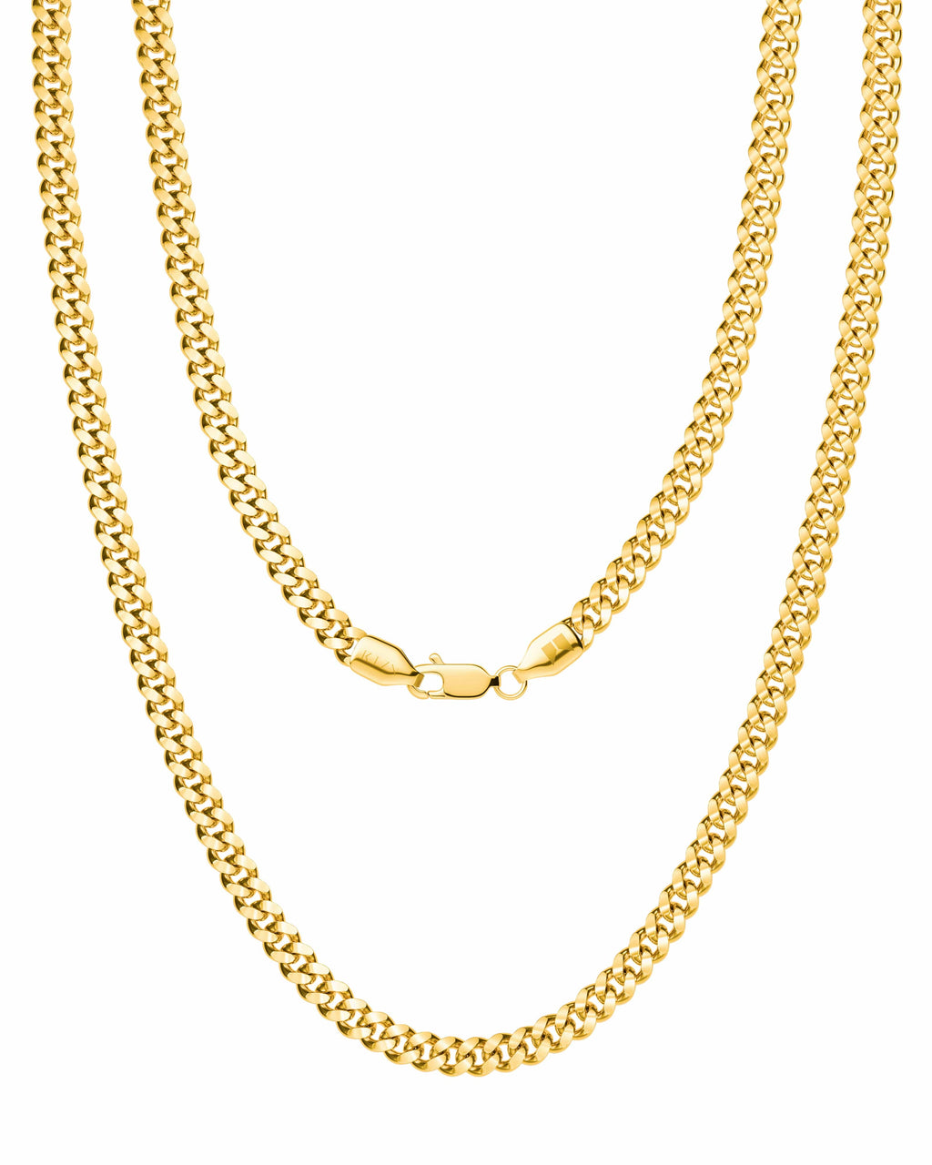 Gold Cuban Link Chain (3.5mm) RTZN