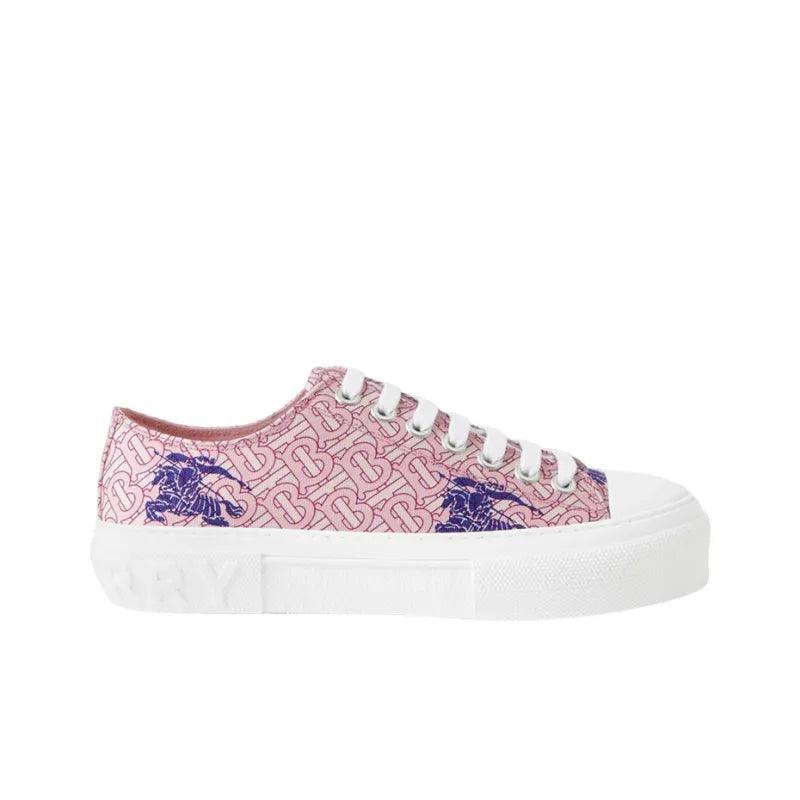 Burberry EKD Monogram Pattern Flatform Pink Banlieue91