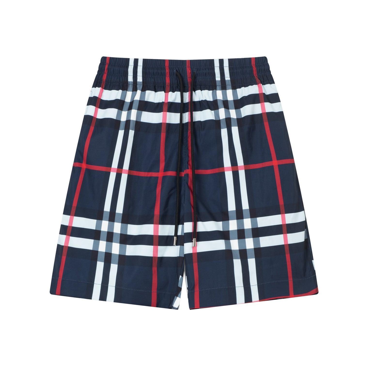 Burberry Men's Striped Cotton Knit Basketball Shorts 'Blue' Banlieue91