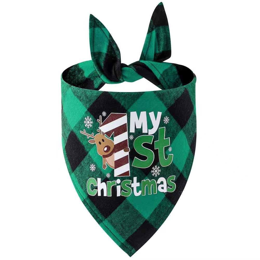 Christmas Day Border Protection Pet Small, Medium, and Large Dogs, Dogs, Cats, Teddy Triangular Towels, Water Jars V.I.P Digital Presence