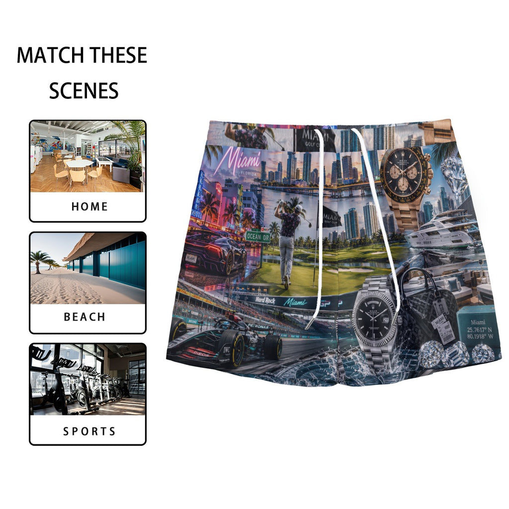 All-Over Print Men's Mesh Shorts