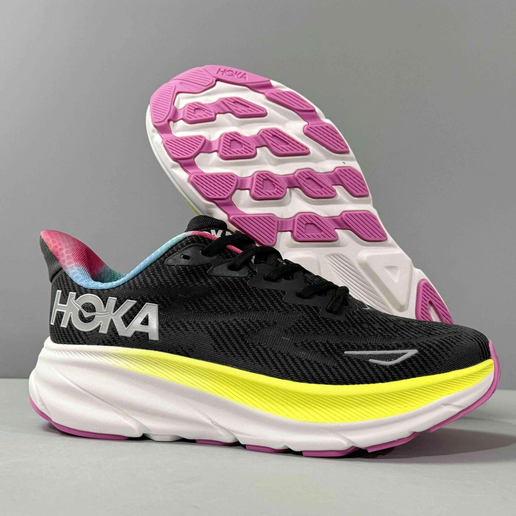 Hoka One One Clifton 9 'Black All Aboard Multi-Color' Banlieue91
