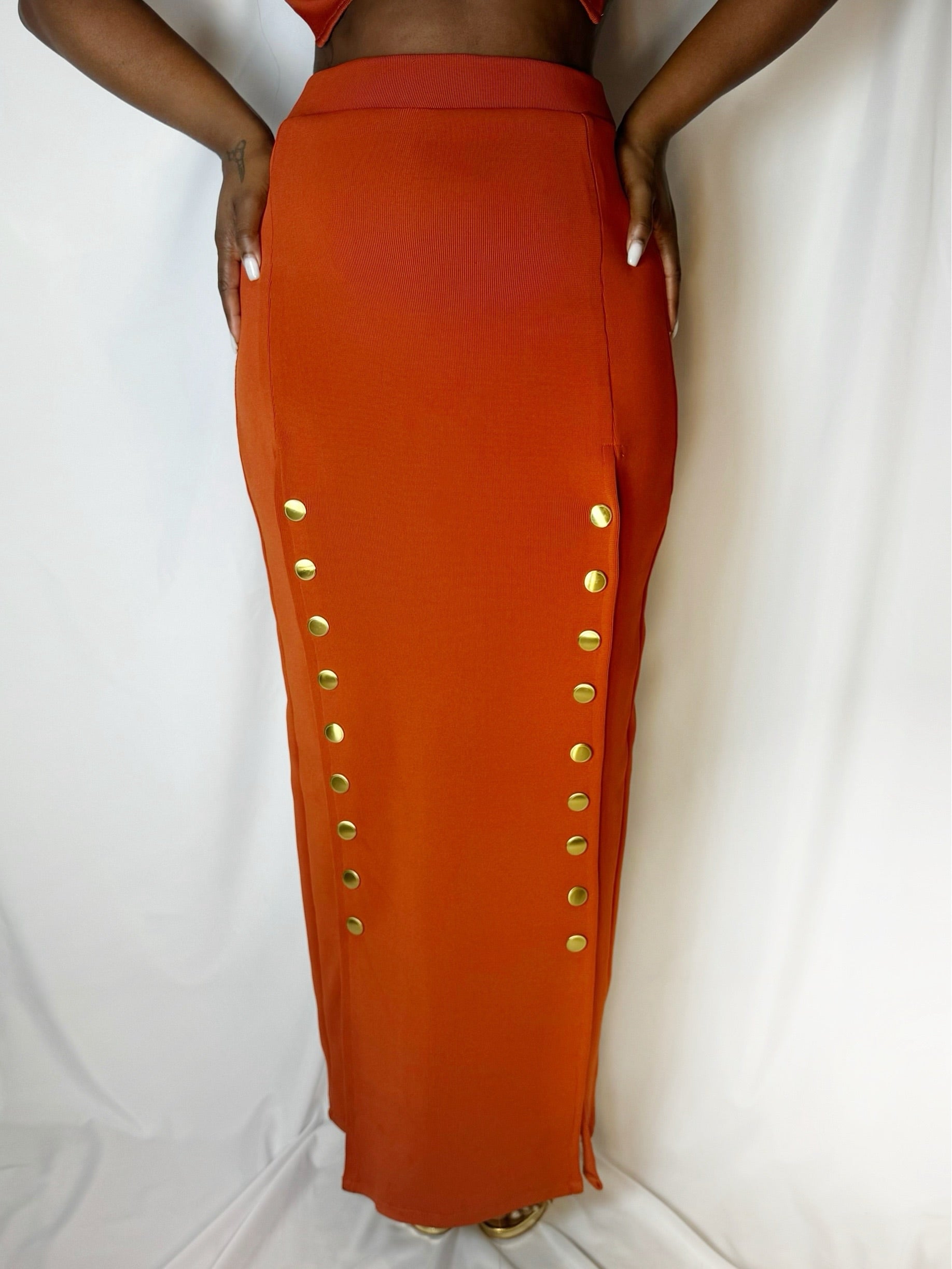 Janelle Comfort Snap Skirt