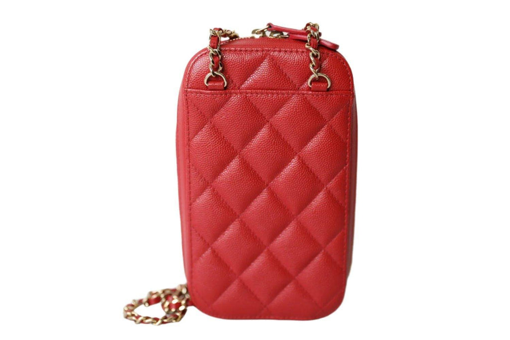 Chanel Chanel Red Tone Caviar Mini Crossbody Bag Banlieue91