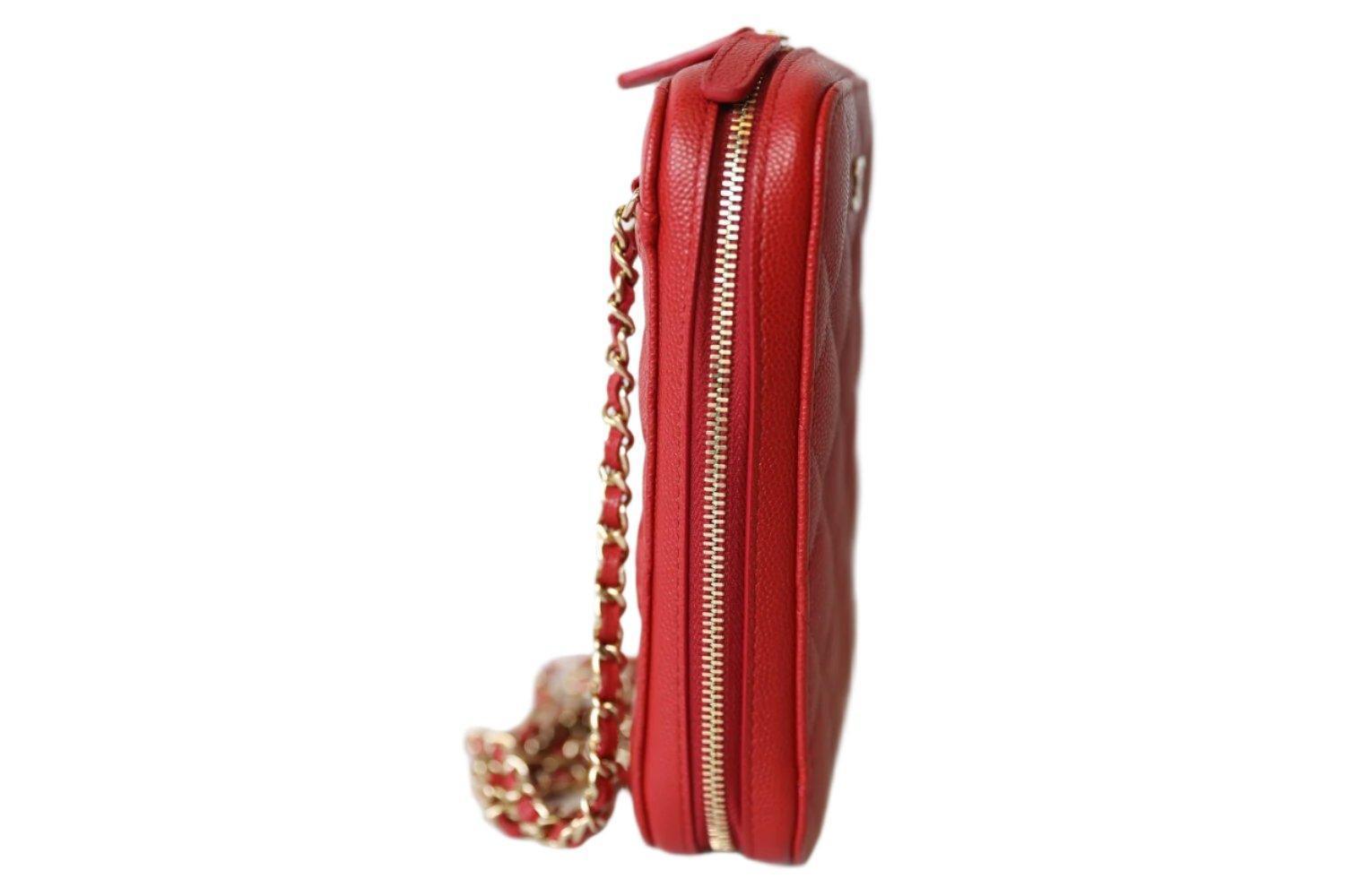 Chanel Chanel Red Tone Caviar Mini Crossbody Bag Banlieue91