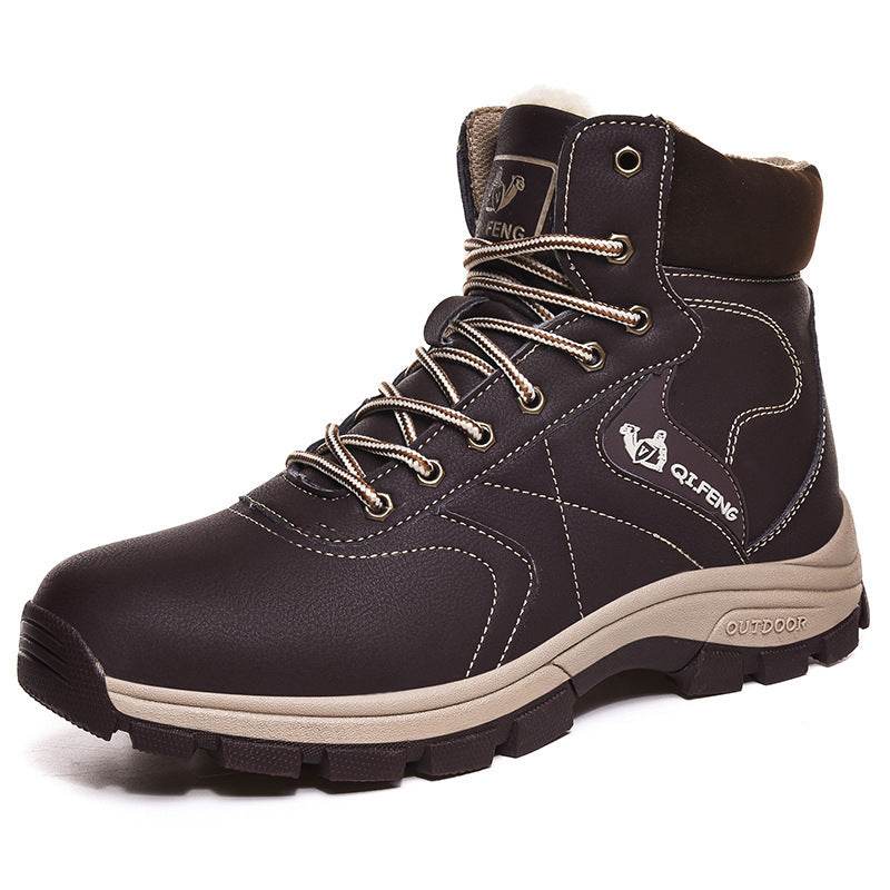Winter High-top Outdoor Martin Men's Boots Casual Hiking Cotton Shoes