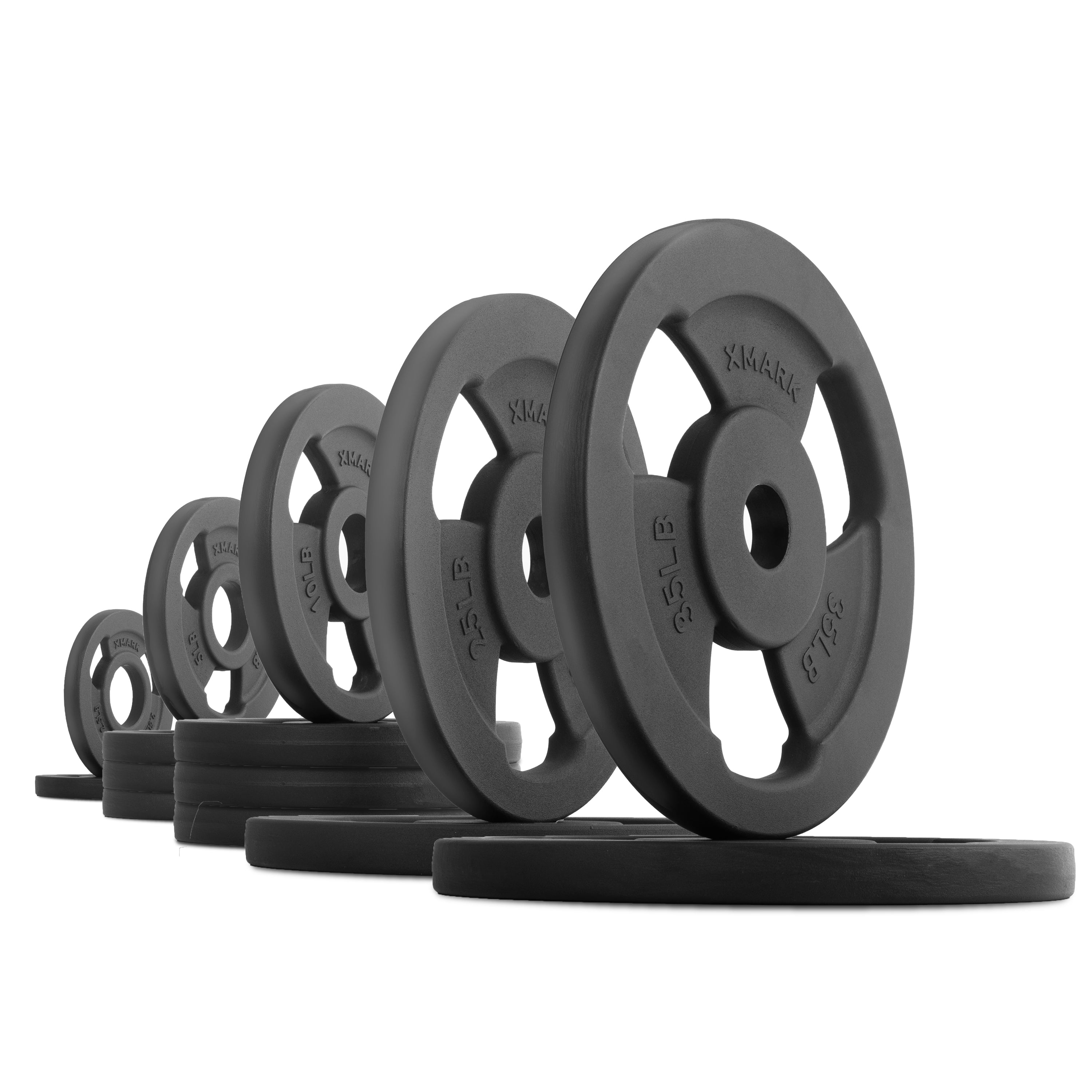 Iron Horse Premium Cast Iron Olympic Weight Plate Pairs and Sets XMARK