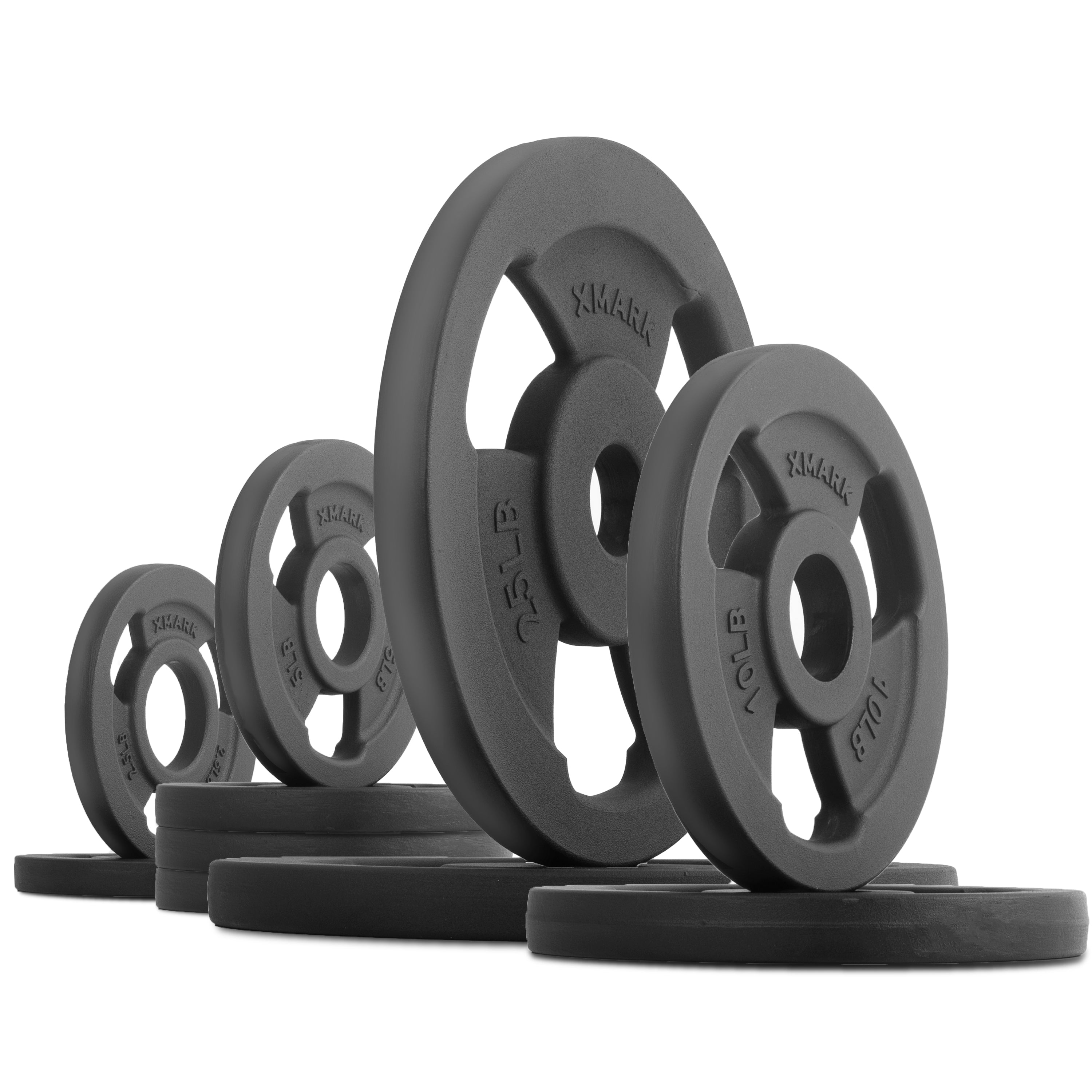 Iron Horse Premium Cast Iron Olympic Weight Plate Pairs and Sets XMARK