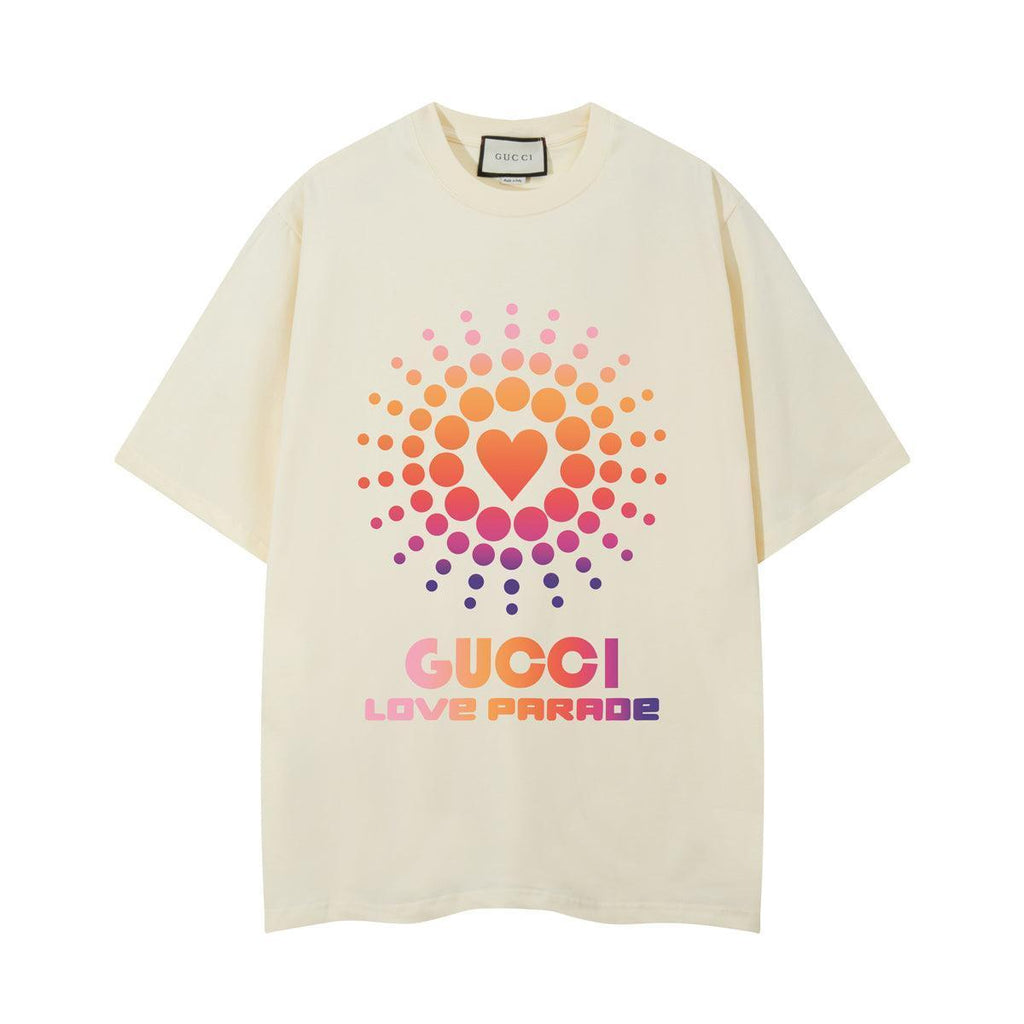 Gucci T-Shirt Without Collar ''Beige-Orange Banlieue91