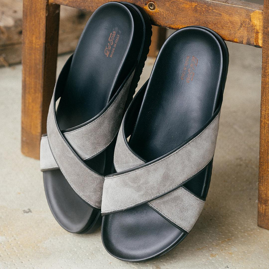 Women's Grigio Amalfi Crossover Sandal Del Toro Shoes