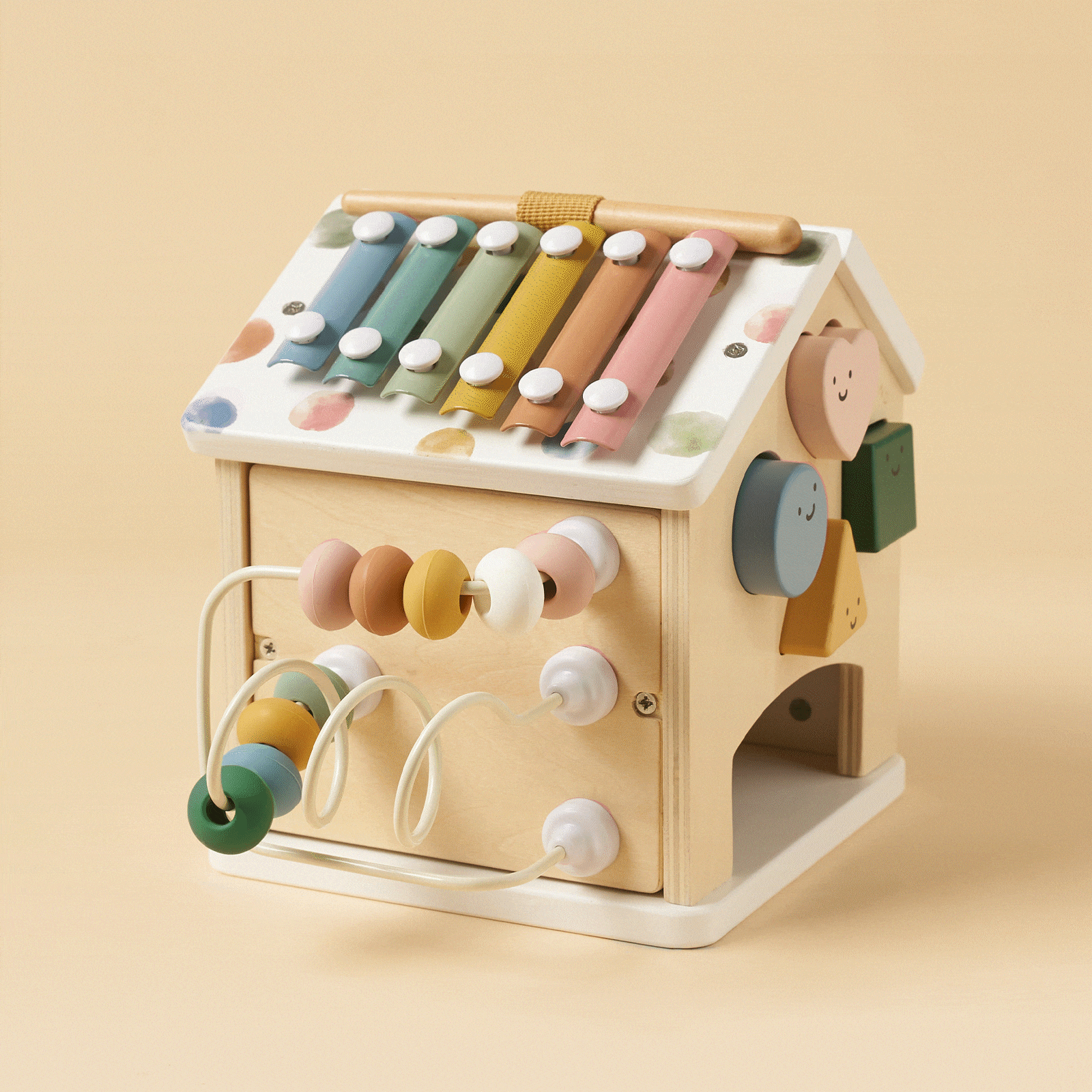 Tiny Land® Cottage Activity Cube - Morandi Tiny Land INC