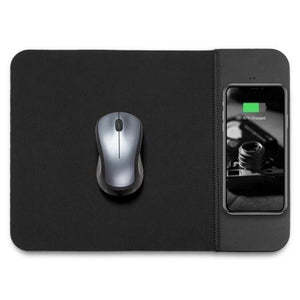 Qi Wireless Charger Mouse Mat Smart Phone Ultrathin Fast Charging Pad Mousepad Black