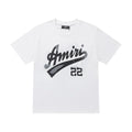 Amiri 22 White T-Shirt Without Collar Banlieue91