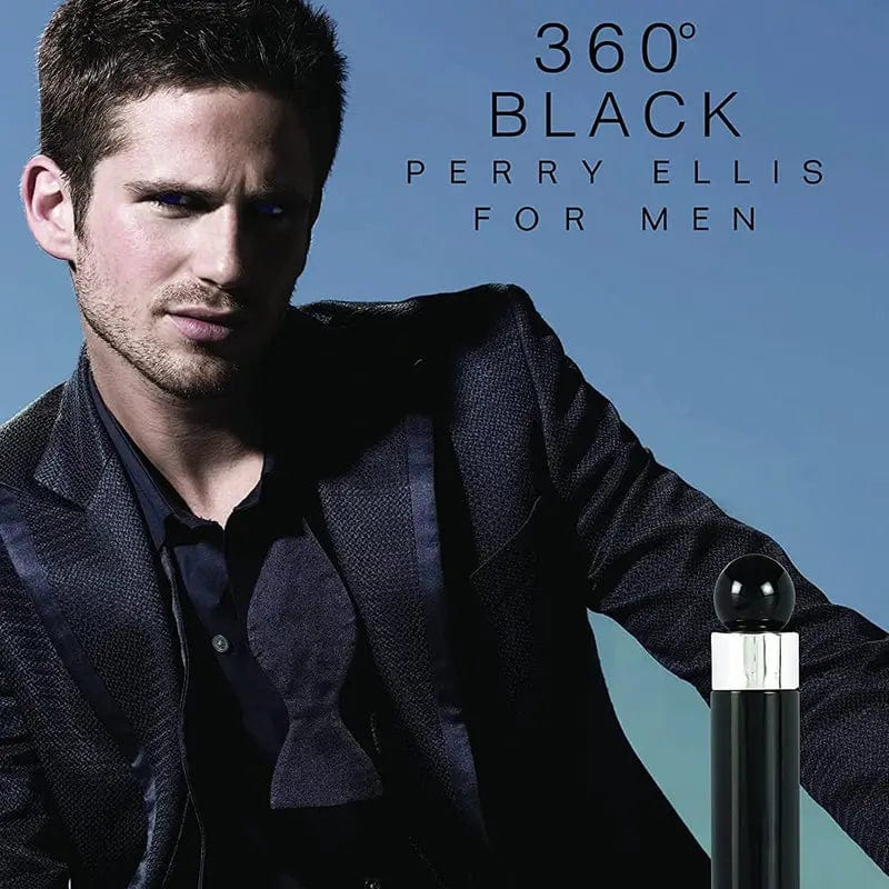 360 Black By Perry Ellis For Men 3.4oz EDT Spray