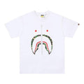BATHING APE White T-SHORT SLEEVE TEE 1ST CAMO SHARK TEE Banlieue91