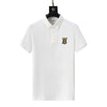 Burberry White T-Shirt With Collar Banlieue91
