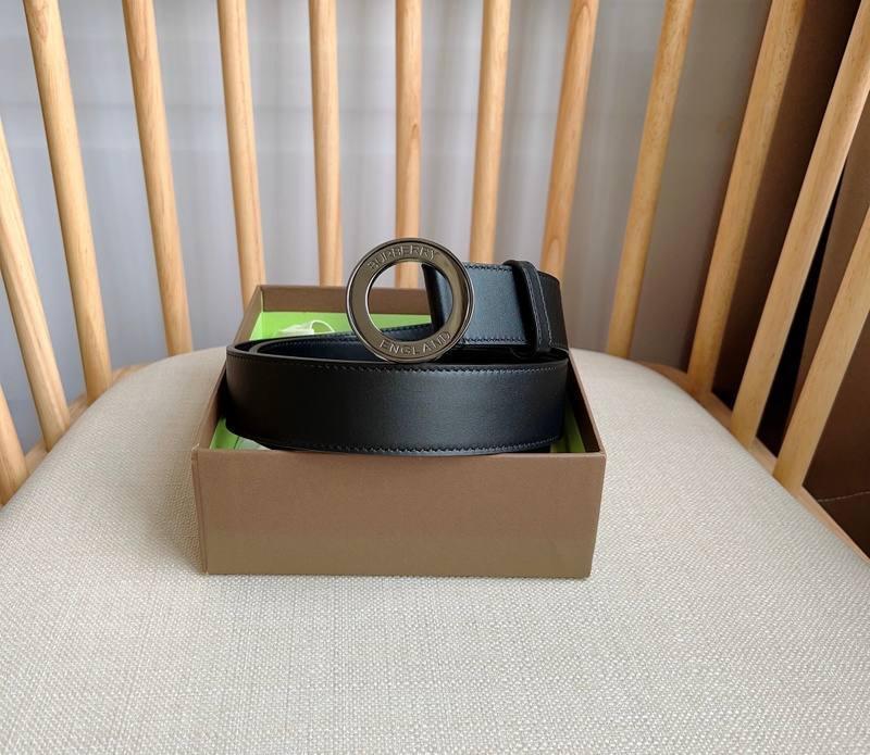Burberry Leather Vintage Belt 'Black' Banlieue91
