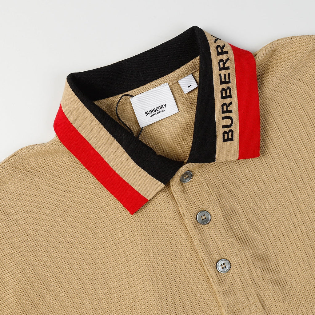 Burberry Logo Detail Cotton Piqué Polo Shirt Banlieue91
