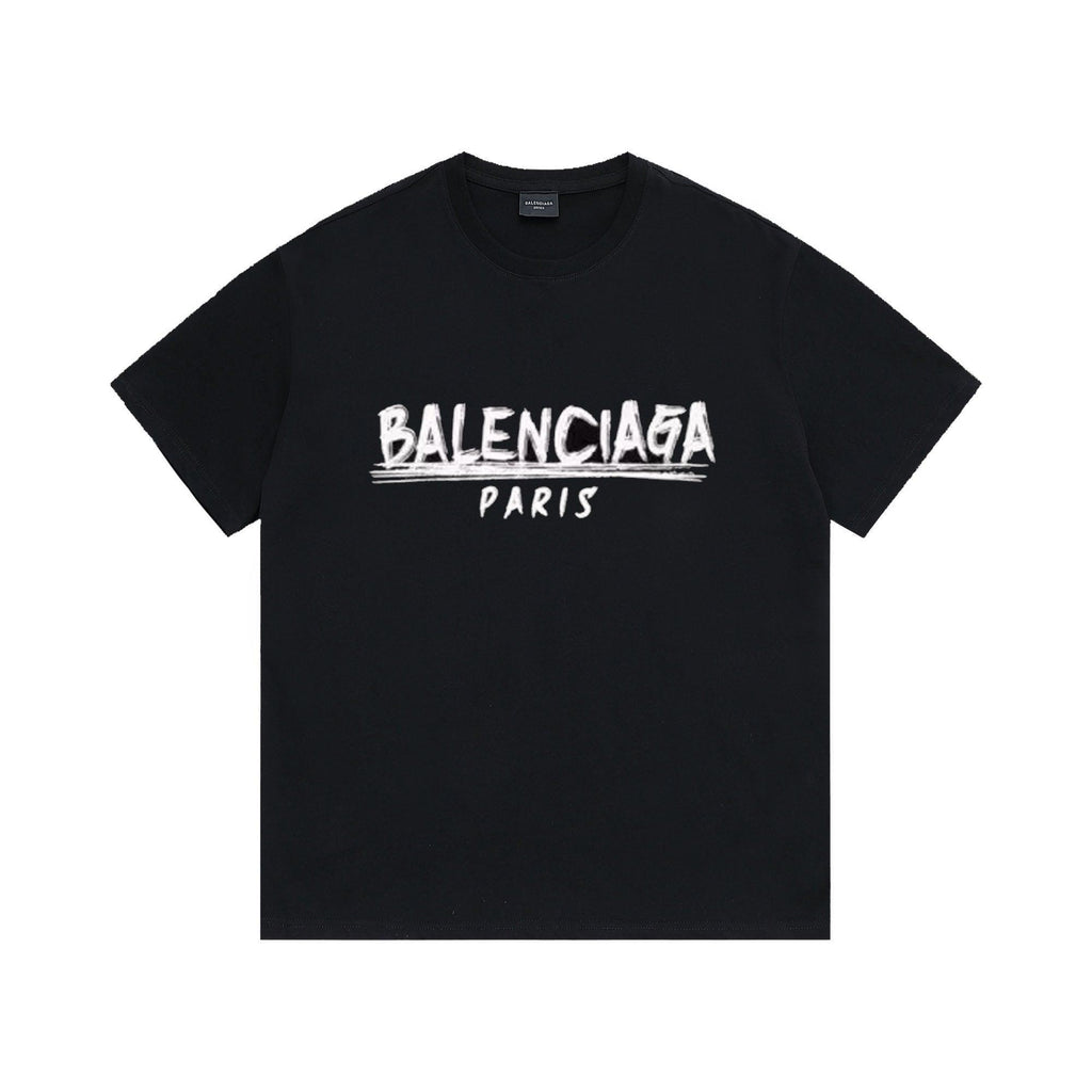 Balenciaga Black T-Shirt Without Collar Banlieue91