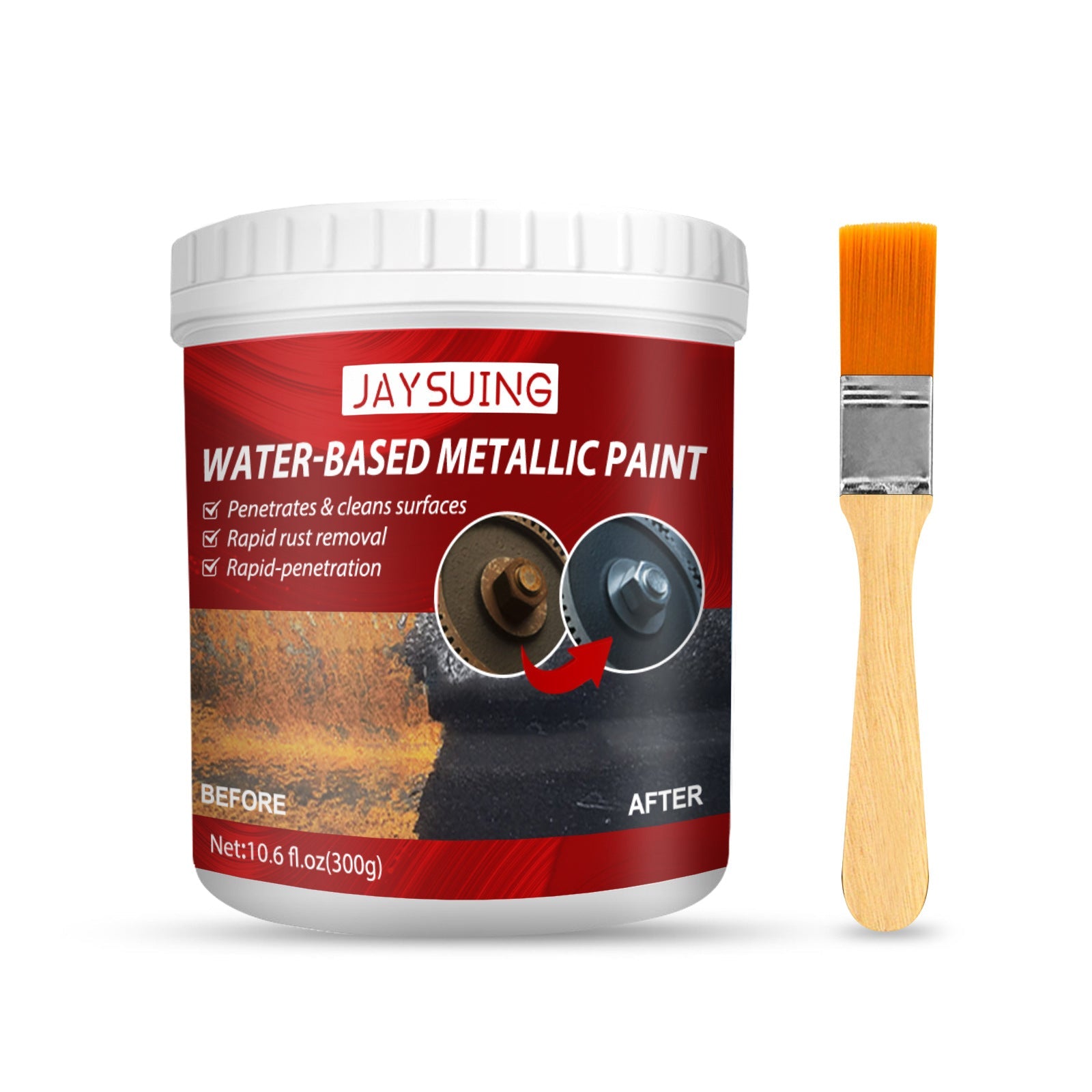 Rust Free Primer, Metallic Paint Rust Resistant Radiator Anticorrosion Conversion Reconditioning Coat Primer Conversion Agent