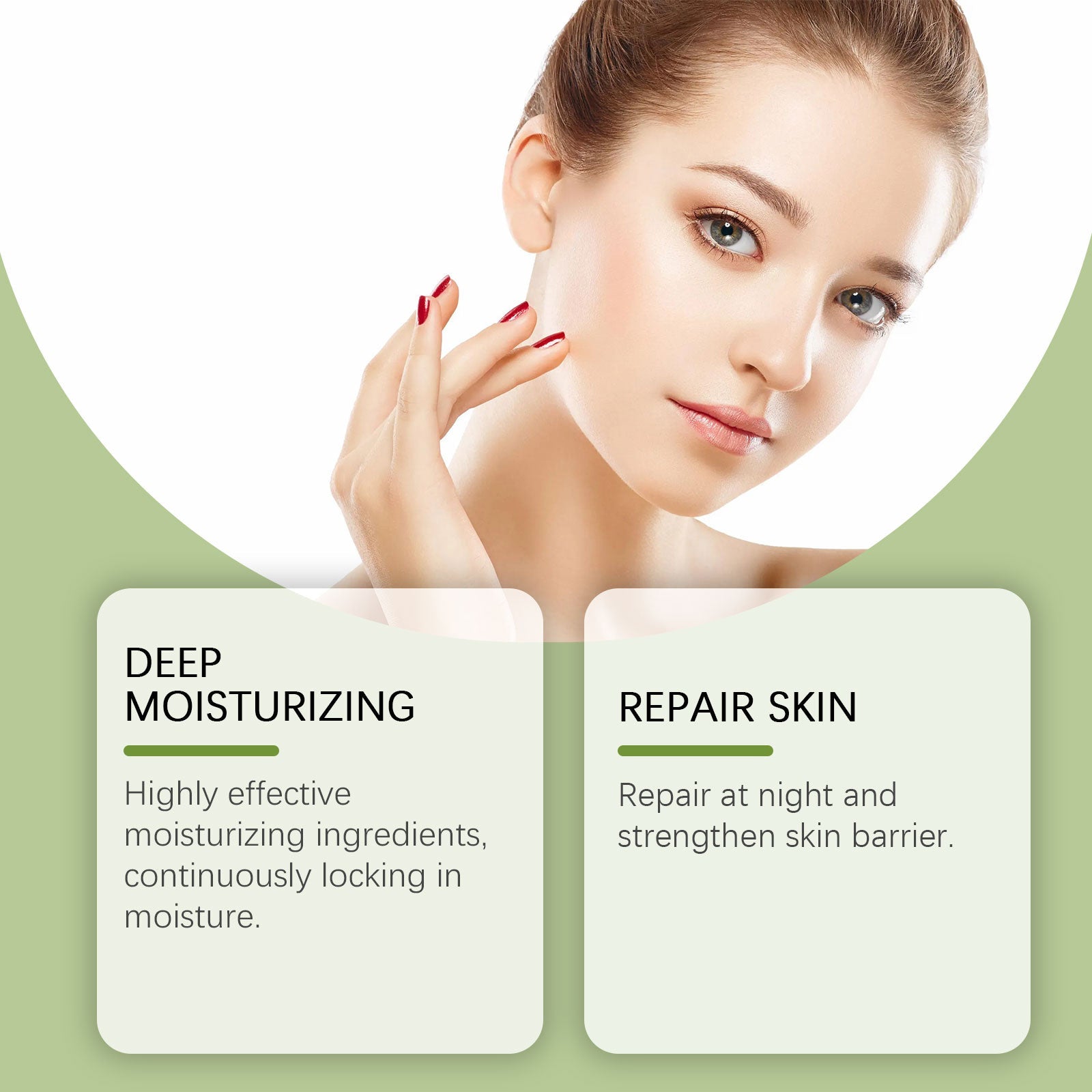 Seaweed Nourishing Night Cream, Nourishing And Moisturizing Facial Night Care Skin Moisturizing And Moisturizing Seaweed Night Cream