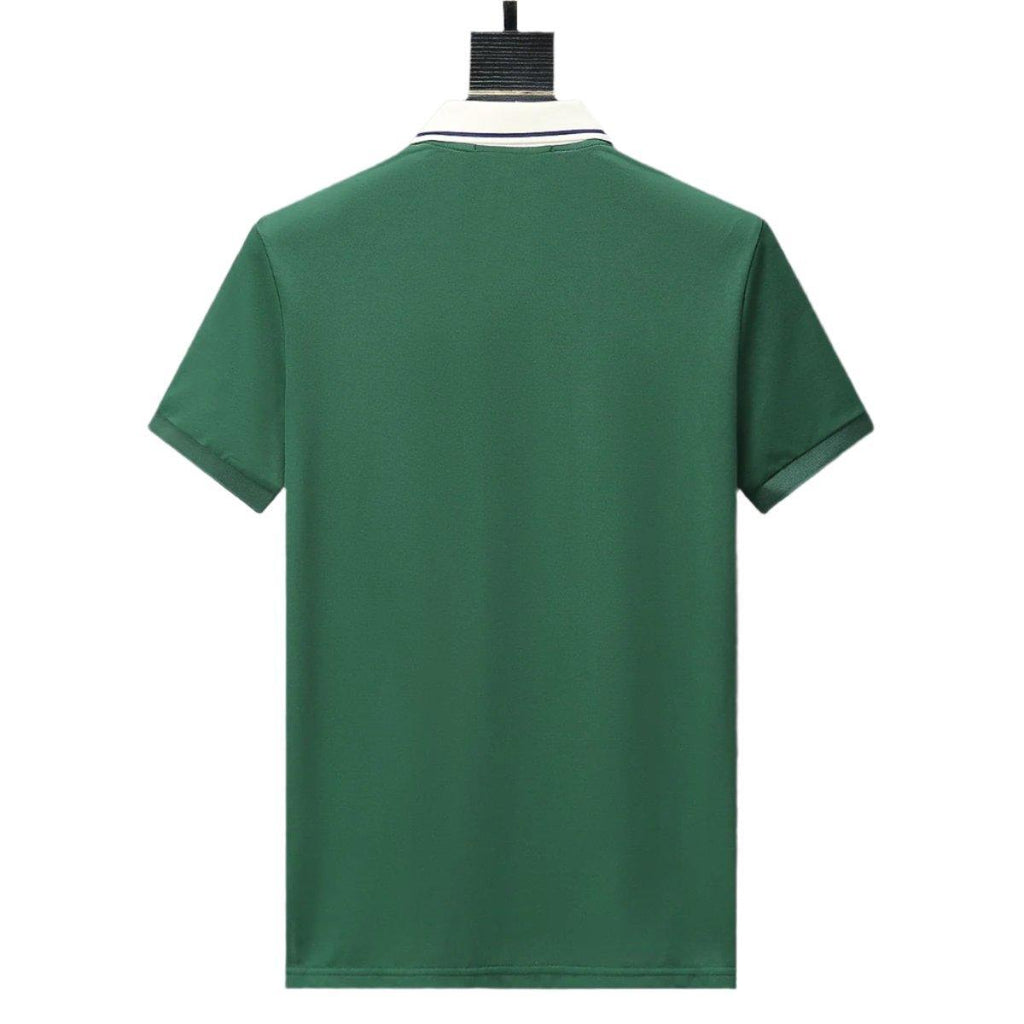 Gucci Green T-shirt with a collar Banlieue91