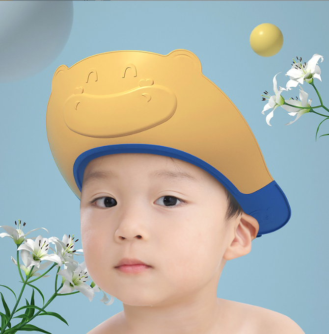 Baby Shampoo God Ear Protector Shampoo Hat Adjustable Infant Child and Toddler Waterproof Shower Shampoo Hat V.I.P Digital Presence