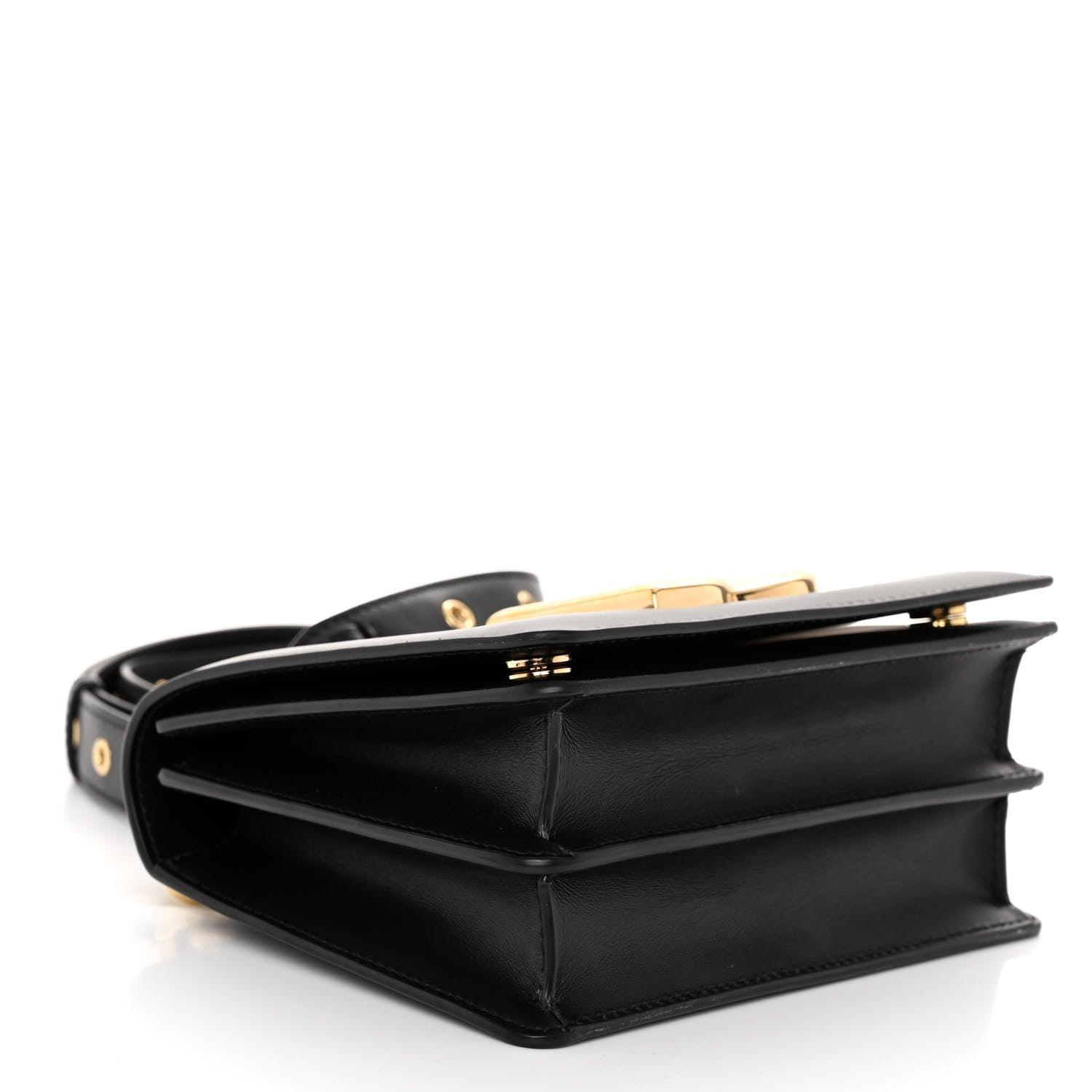 Dolce & Gabbana Calfskin 3.5 Crossbody Bag Black Banlieue91