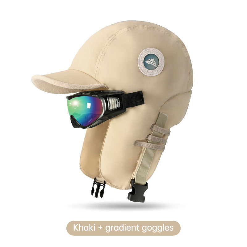 Winter ski hat warm hat men and women winter riding ear windproof plus velvet thickening pilot lei feng hat V.I.P Digital Presence