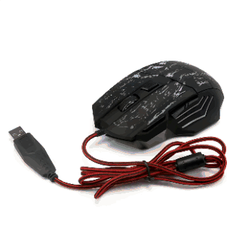 Gaming Mouse with RGB Lighting and Adjustable DPI for Precision Control