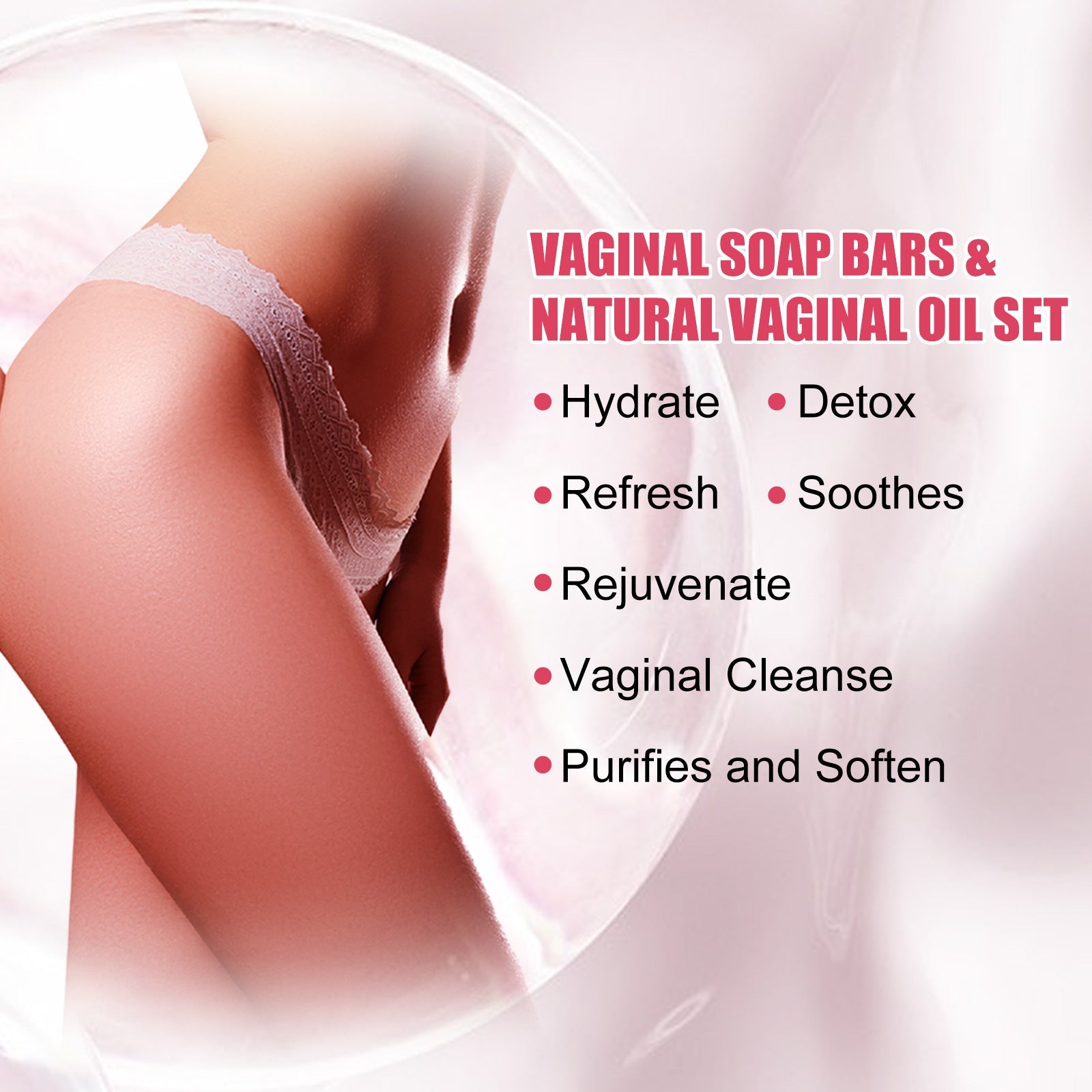 Women's Cleansing Treatment Essence Body Skin Cleansing Mild Bath Soap Treatment Essence