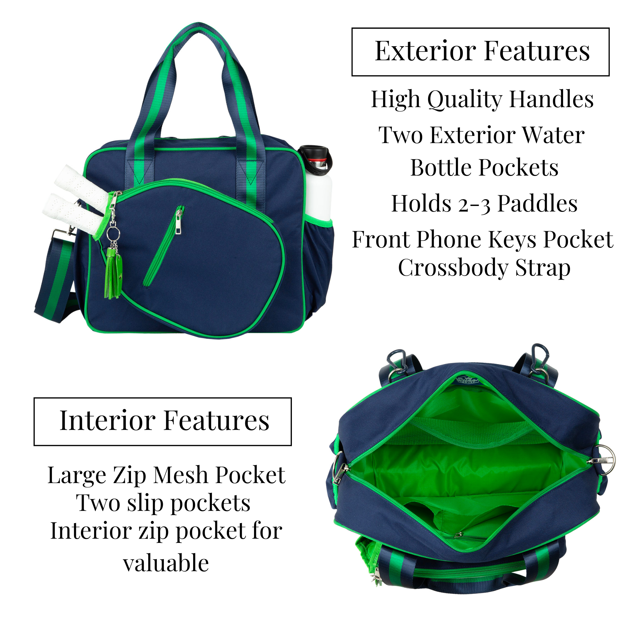 Prepster Pickleball Bag Queen of the Court