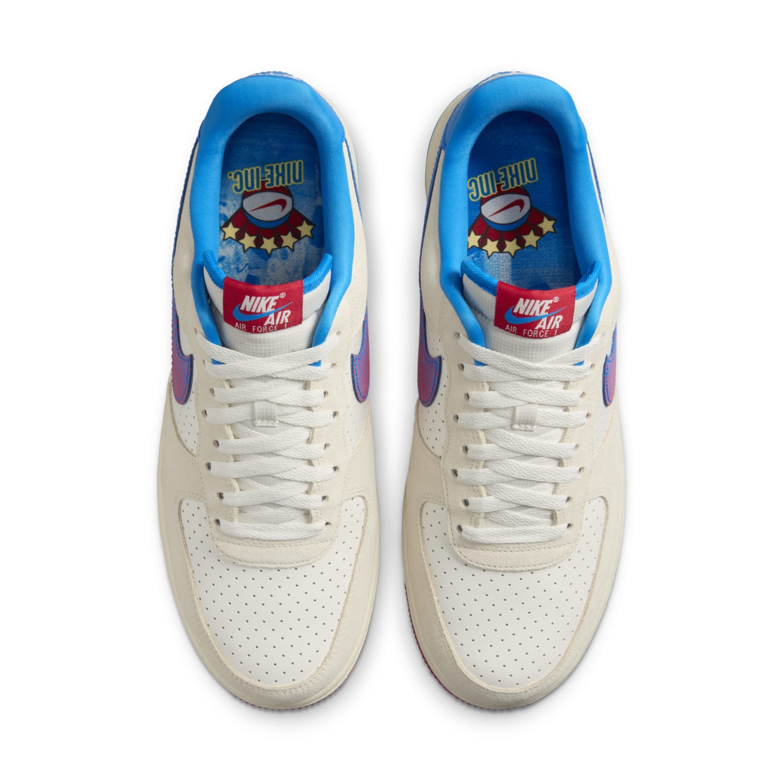 Air Force 1 '07 LV8 'Coconut Milk Red Photo Blue'