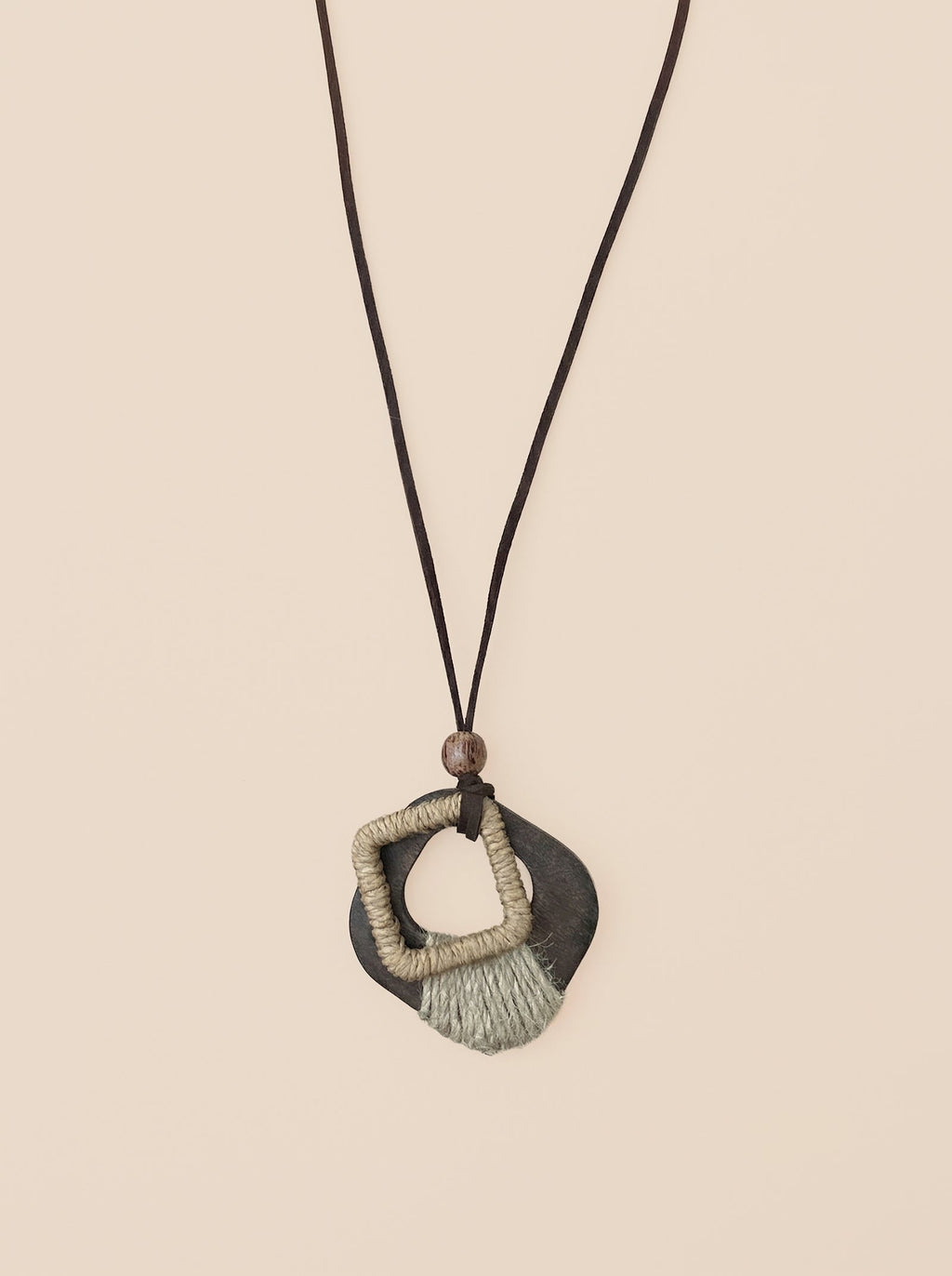 Artisanal Woodland Pendant Necklace LINTICO