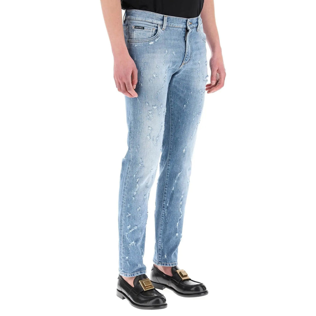 Dolce & Gabbana Cotton Denim Jeans