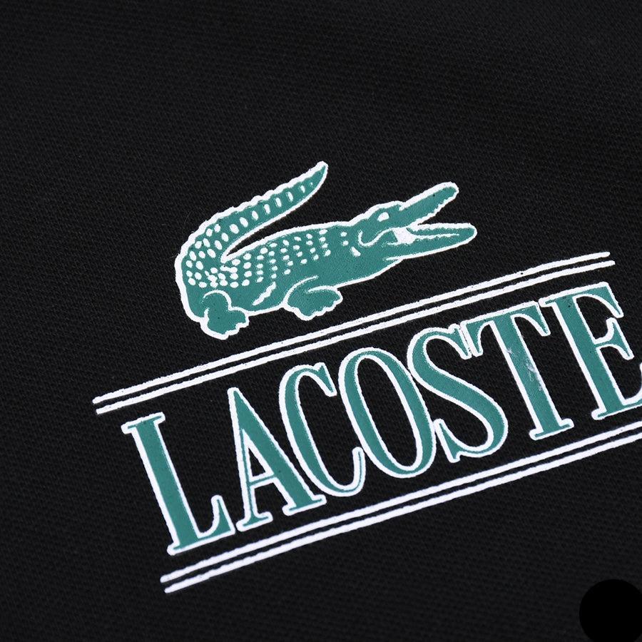 Lacoste Black T-shirt With Collar Banlieue91