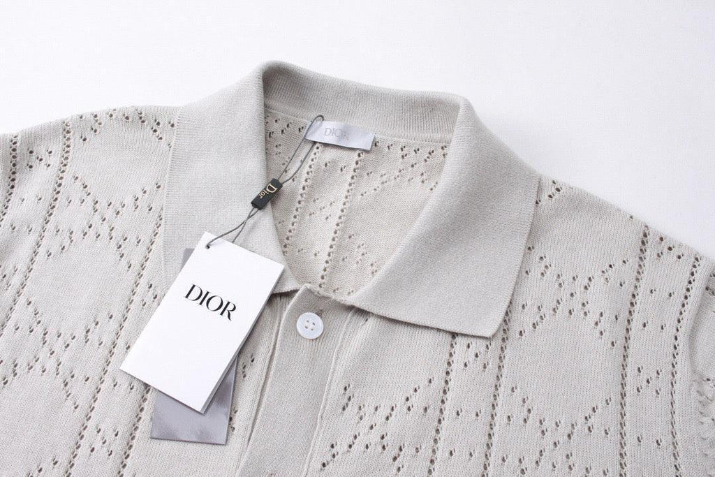 Dior Light Brown T-Shirt With Collar Banlieue91
