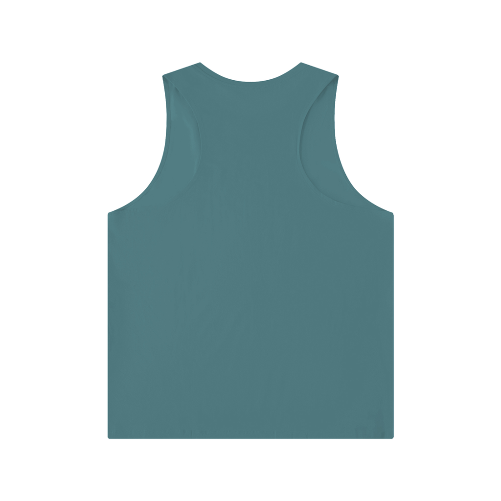Men's Solid Color Crewneck Tank Top