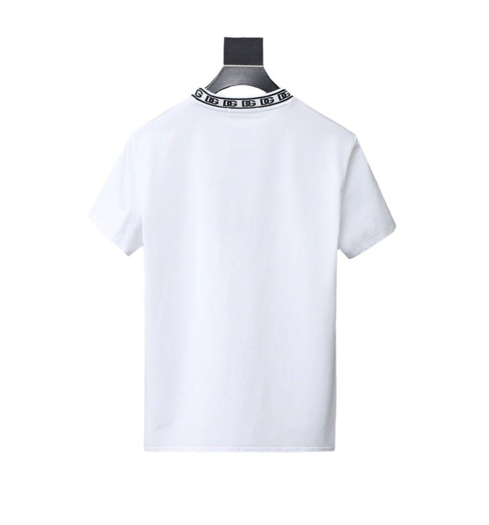 Dolce & Gabbana T-Shirt Without Collar 'White & Black' Banlieue91