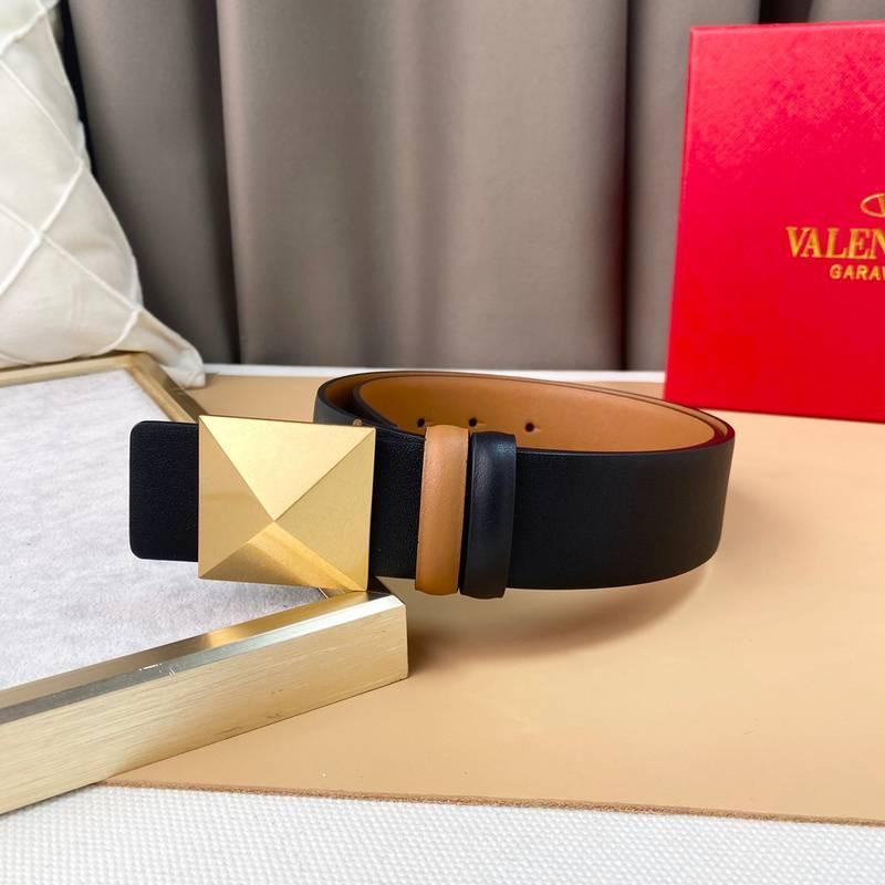 Valentino Garavani One Stud Belt 'Black/Brown' Banlieue91