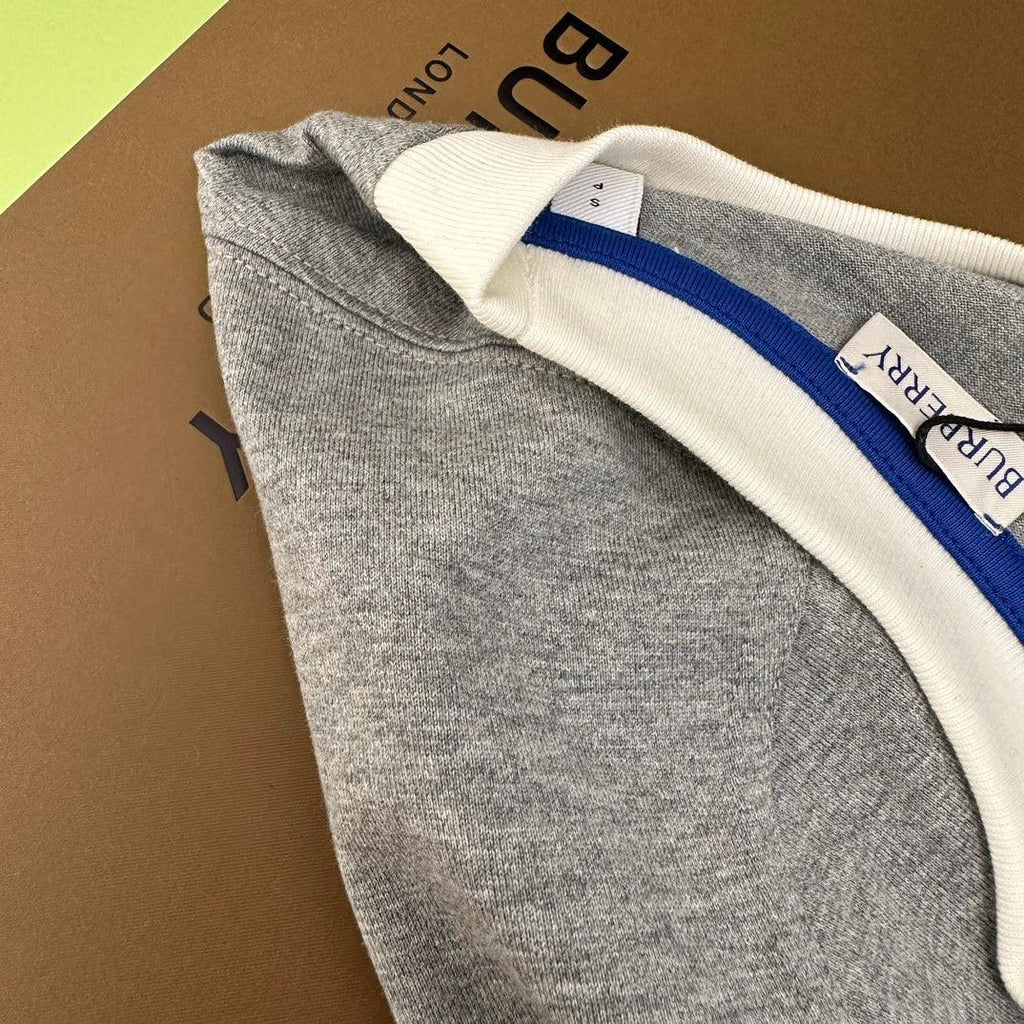 Burberry T-Shirt Without Collar 'Grey' Banlieue91