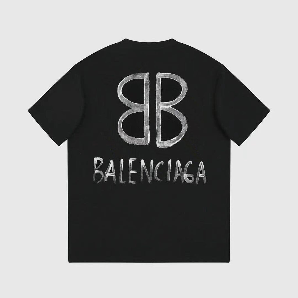 Balenciaga Black T-Shirt Without Collar Banlieue91