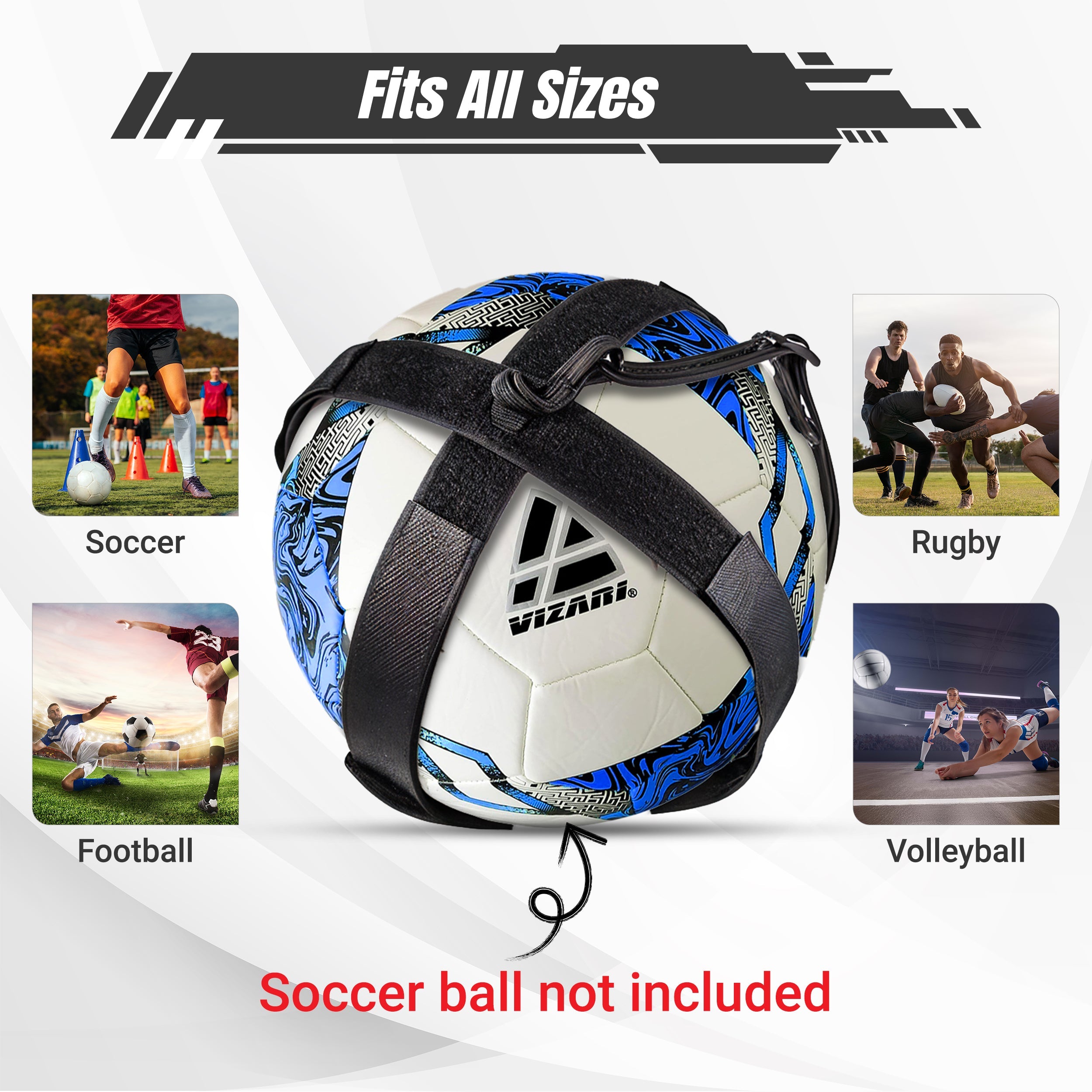 Soccer Trainer - Black Vizari Sports