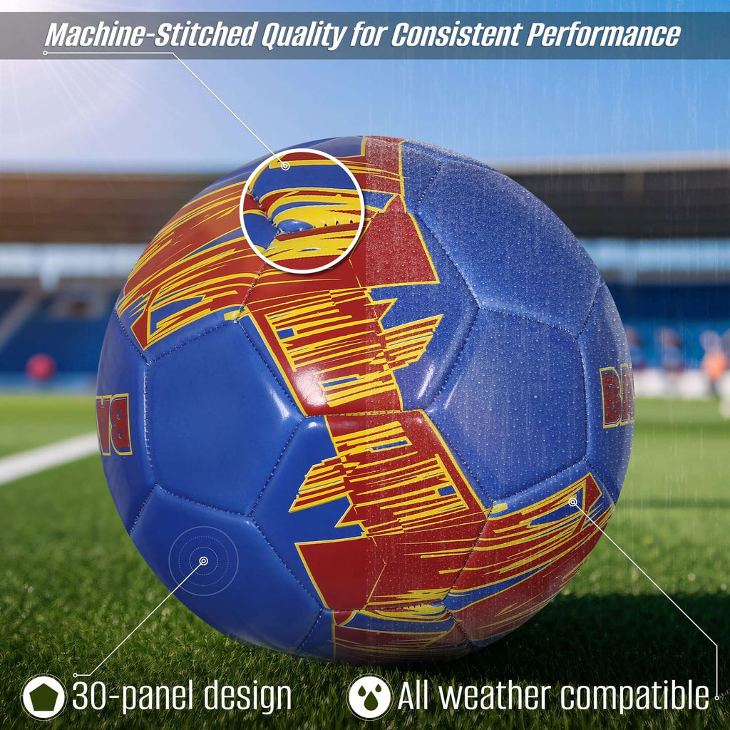 Club Team Soccer Balls - Barcelona Blue Vizari Sports