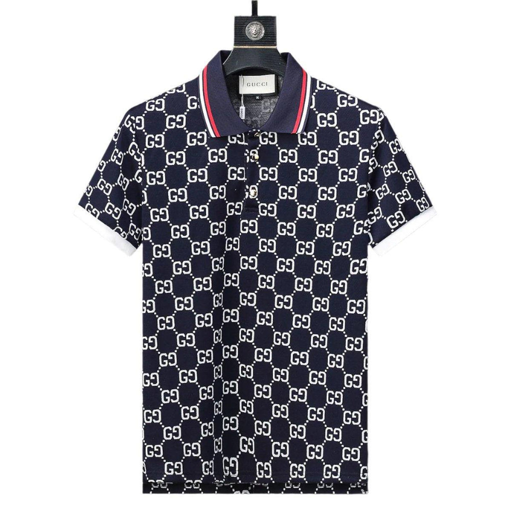 Gucci Black T-shirt with a collar Banlieue91