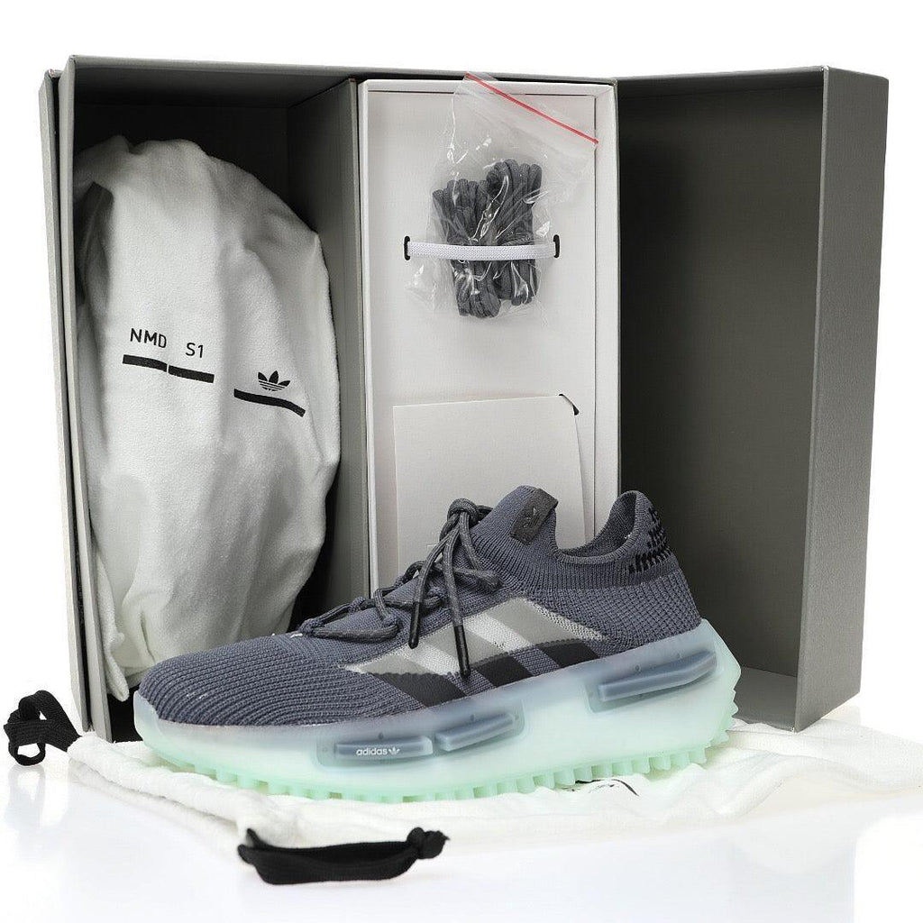 Adidas NMD S1 Grey Green Glow Banlieue91