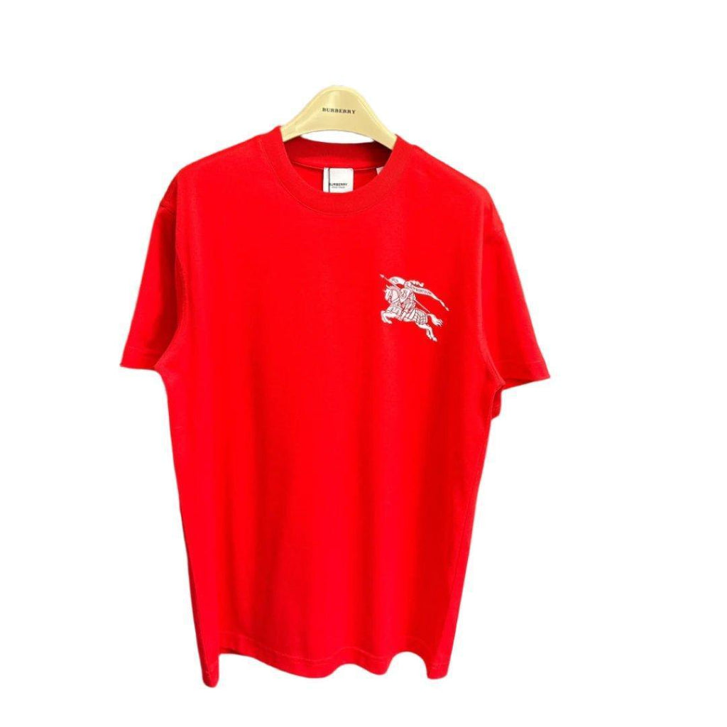Burberry Red T-Shirt Without Collar Banlieue91