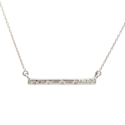 .05ct Diamond Fashion Pendants 14KT White Gold Bids.com