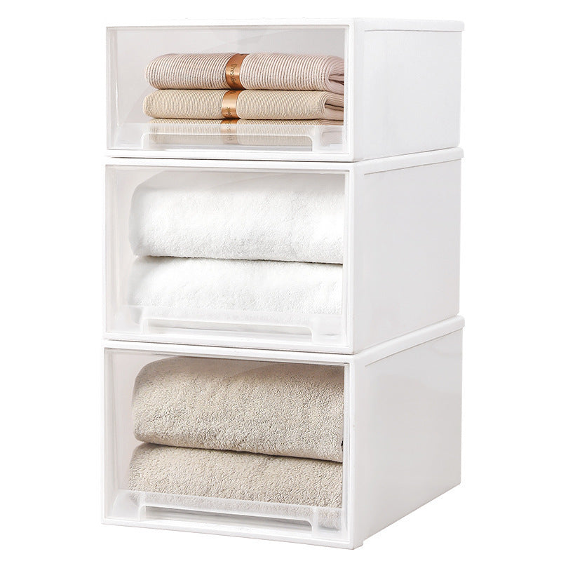 Stackable Plastic Storage Box Drawer Type Storage Box
